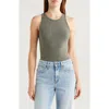 Splendid Ribbed Tank Top In Soft Vob