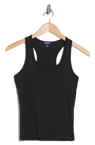 Splendid Rib Knit Tank In Black