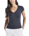 Splendid Ribbed T-shirt In Ash Navy