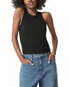 Splendid Ribbed Tank Top In Black
