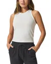Splendid Ribbed Tank Top In Fresh White