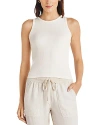 Splendid Ribbed Tank Top In Moonstone