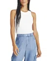 Splendid Isla Womens Reversible Sleeveless Tank Top Sweater In White
