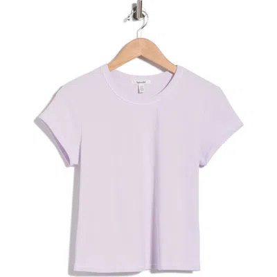 Splendid Roma Cotton Blend T-shirt In Orchid