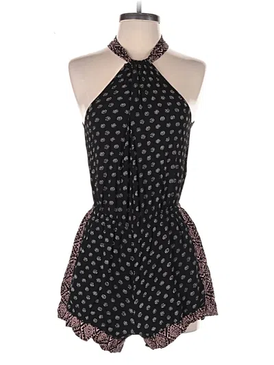 Pre-owned Splendid Romper In Black