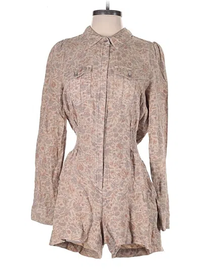 Pre-owned Splendid Romper In Brown