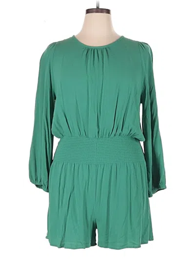 Pre-owned Splendid Romper In Green