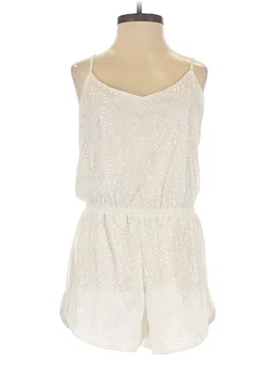 Pre-owned Splendid Romper In White