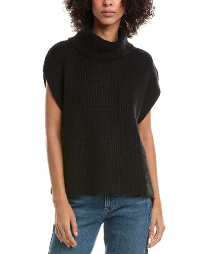 Splendid Rosalie Cowl Neck Wool-blend Sweater In Black