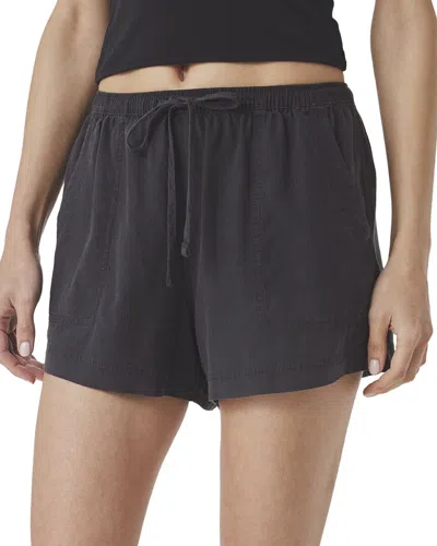 Splendid Rosalie Linen-blend Short In Black