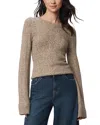 Splendid Rose Open Stitch Sweater In Nude