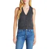 Splendid Rosie Sweater Vest In Lead