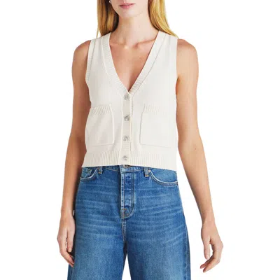 Splendid Rosie Sweater Vest In Neutral