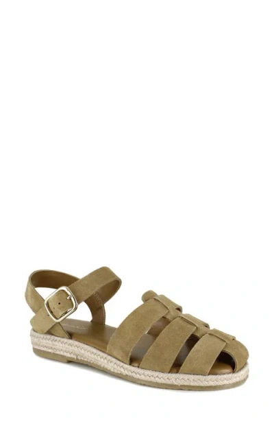 Splendid Row Espadrille Sandal In Honey Beige