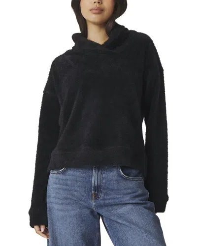Splendid Rowan Fuzzy Pullover In Black