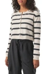 Splendid Rowena Stripe Crop Cardigan