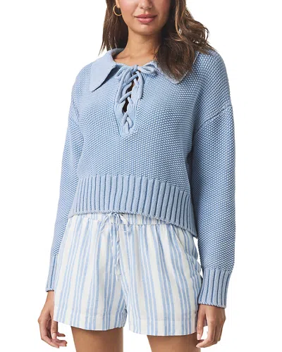 Splendid Roxie Lace Up Sweater