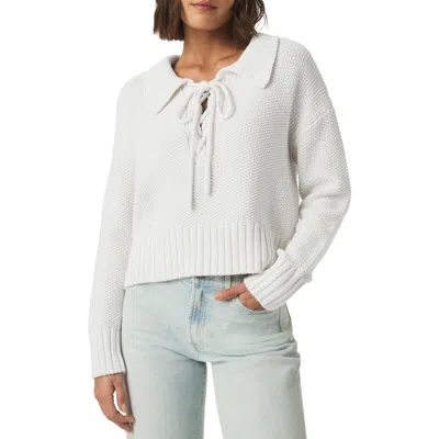 Splendid Roxie Lace-up Sweater