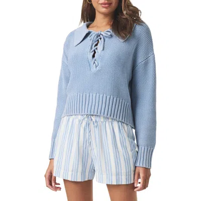 Splendid Roxie Lace-up Sweater