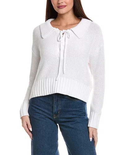 SPLENDID ROXIE LACE-UP SWEATER