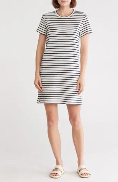 Splendid Royale Stripe Cotton Blend T-shirt Dress