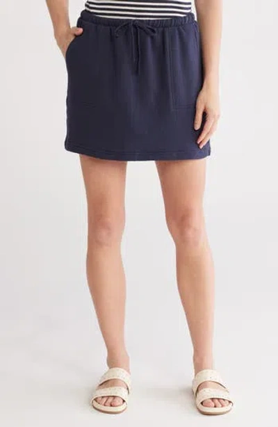 Splendid Royale Stripe Skirt In Blue