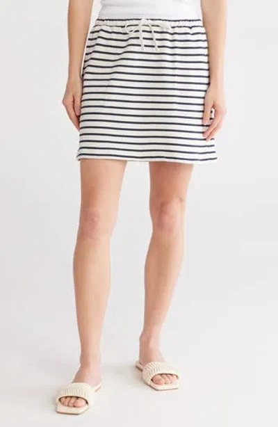 Splendid Royale Stripe Skirt In Blue
