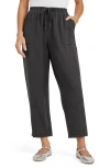 Splendid Ryan Drawstring Crop Pants In Lead