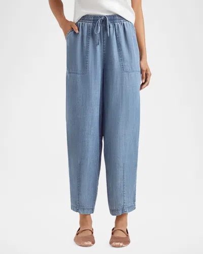 Splendid Ryan Indigo Drawstring Barrel-leg Pants
