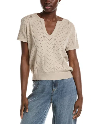 Splendid Sabrina Pointelle Sweater