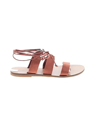 Pre-owned Splendid Sandals In Brown