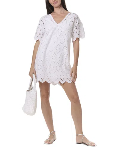 Splendid Cotton Eyelet Minidress In White