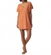Splendid Sandro Eyelet Dress In Orange Tiger In Brown