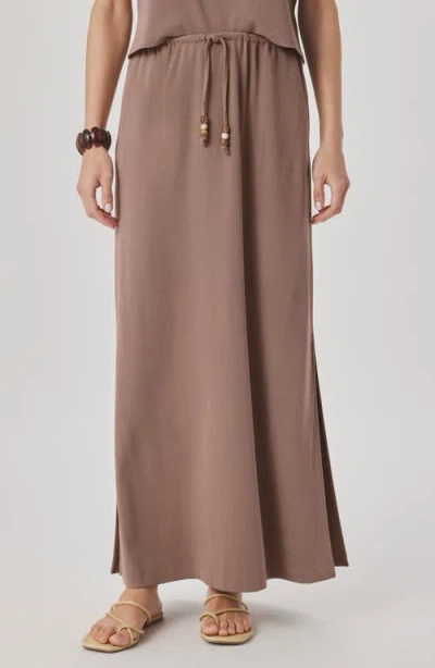 Splendid Sasha Sandwash Maxi Skirt In Brown