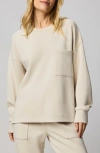 Splendid Scubasoft Crewneck Sweatshirt In Neutral