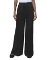 Splendid Serena Satin Pull-on Pants In Black