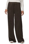 Splendid Serena Satin Pull-on Pants In Brown