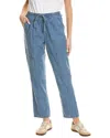 Splendid Shay Linen-blend Pant In Blue