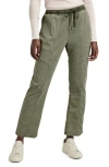 Splendid Shay Twill Drawstring Pants In Green