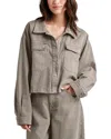 Splendid Jacket With Removable Faux Shearling Collar