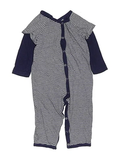 Pre-owned Splendid Babies' Short Sleeve Onesie In Blue