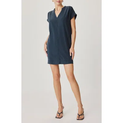 Splendid Short Sleeve Shift Dress In Brown