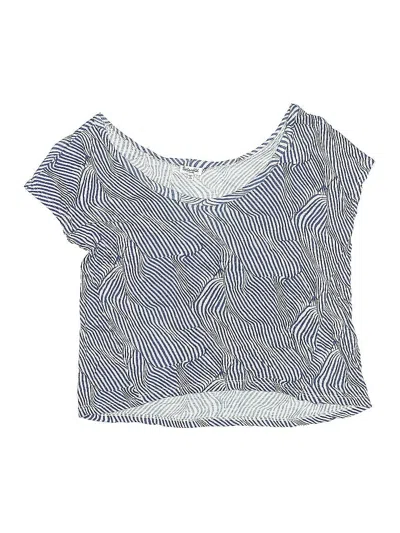 Pre-owned Splendid Kids' Short Sleeve T-shirt In Blue