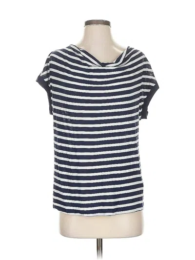 Pre-owned Splendid Short Sleeve T-shirt In Blue