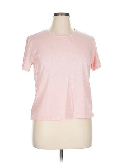 Pre-owned Splendid Short Sleeve T-shirt In Pink