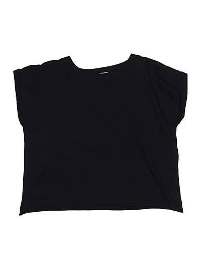 Pre-owned Splendid Kids' Short Sleeve T-shirt In Black