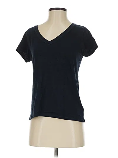 Pre-owned Splendid Short Sleeve T-shirt In Blue