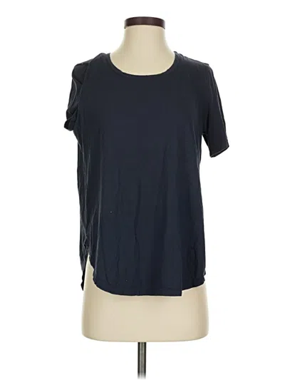 Pre-owned Splendid Short Sleeve T-shirt In Blue