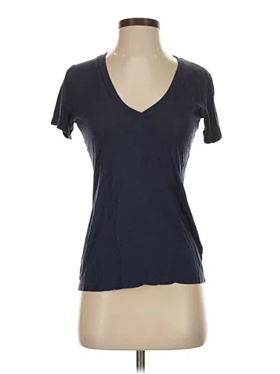 Pre-owned Splendid Short Sleeve T-shirt In Blue