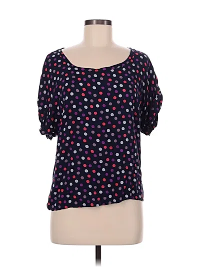 Pre-owned Splendid Short Sleeve T-shirt In Blue